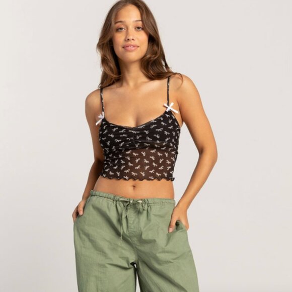 FULL TILT Bow Cami - Black - S - Picture 3 of 7